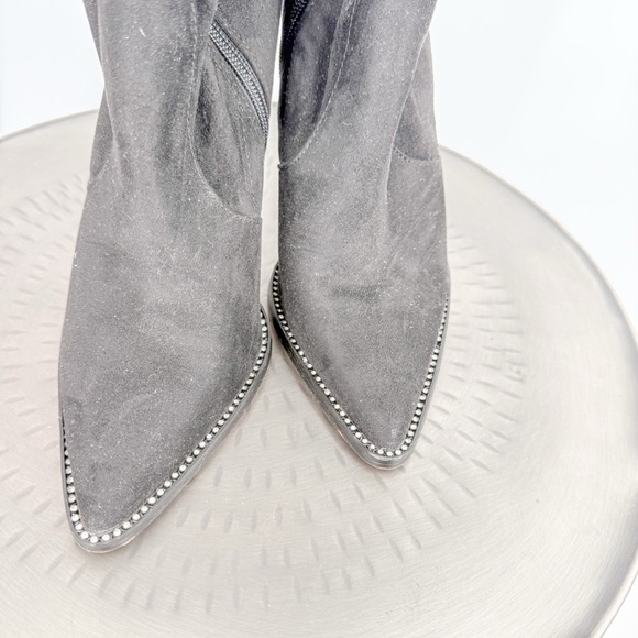 Mix No. 6 Black Over the Knee Boots - Picture 5 of 7